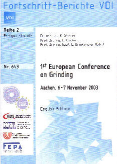 1st European Conference on Grinding
